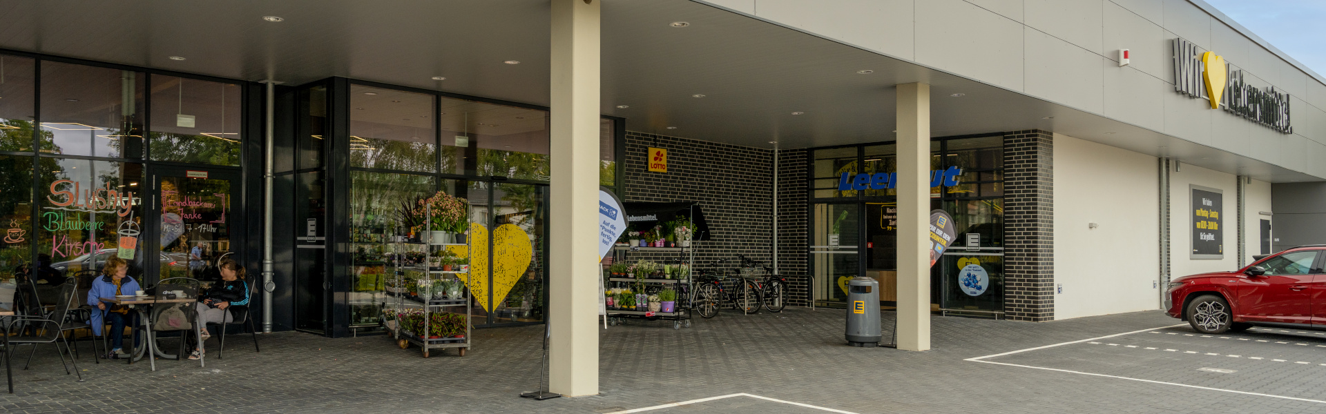 Eingang zu EDEKA Kubsch in Gransee