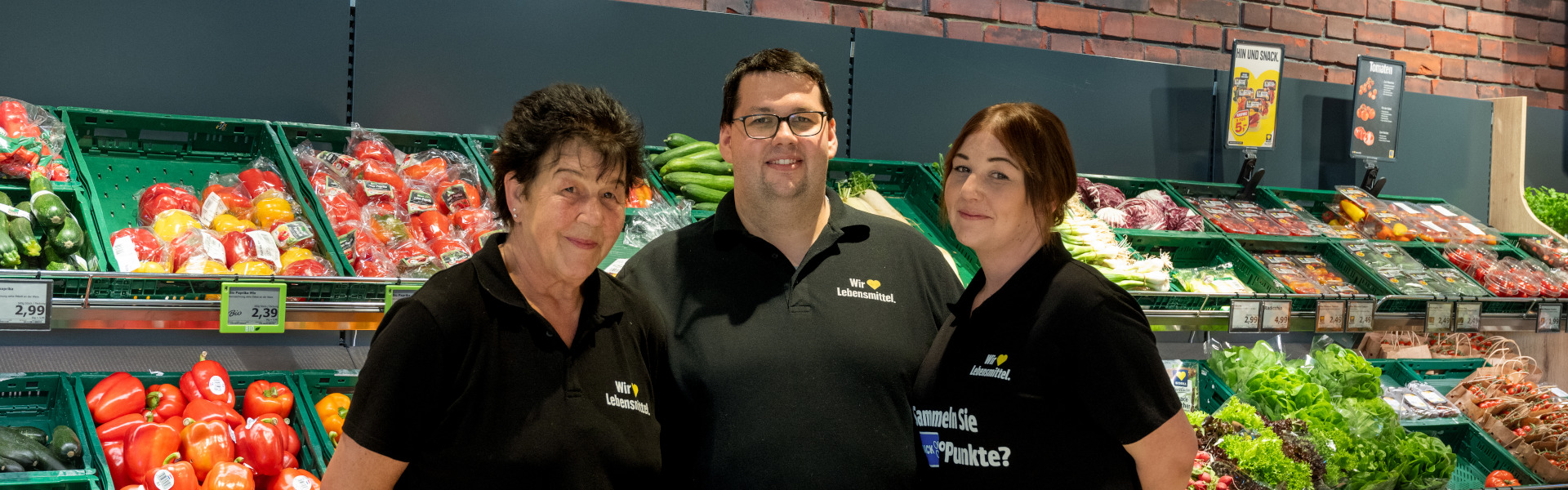 Inhaberfamilie Kubsch im Markt